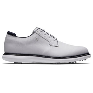 FootJoy Traditions Blucher Golf Shoes White/White/Navy