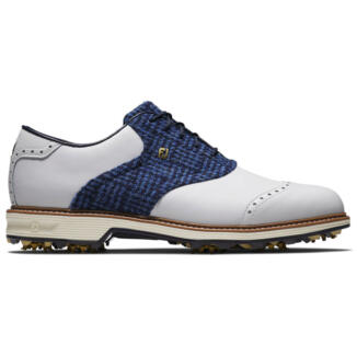 FootJoy Premiere Series Wilcox Harris Tweed 54828 Golf Shoes Royal Navy