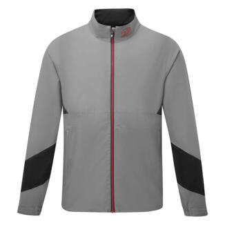 FootJoy HydroLite X Waterproof Golf Jacket Charcoal/Black/Red 89924