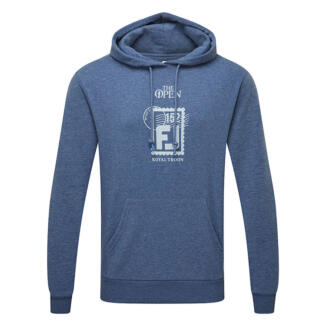 FootJoy The Open Championship Postage Stamp Golf Hoodie Navy 32472