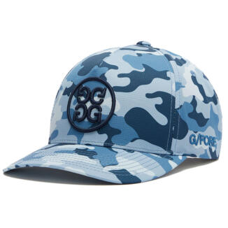 G/FORE Camo Circle G's Ripstop Golf Snapback Slate G4AF23H120