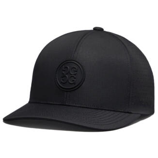 G/FORE Perforated Tipped Brim Golf Snapback Onyx GMH000007