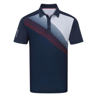 Galvin Green Macoy Golf Polo Shirt Navy/Red D01000818895