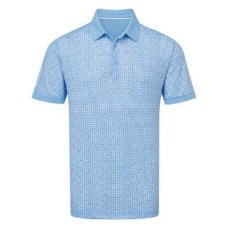 Galvin Green Melvin Golf Polo Shirt Alaskan Blue/White D01000779851