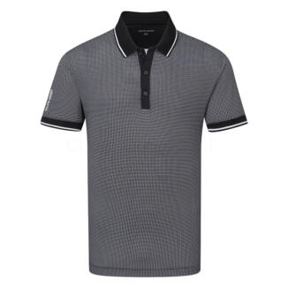 Galvin Green Miller Golf Polo Shirt Black/White D01000769020