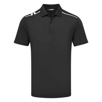 J.Lindeberg Lionel Golf Polo Shirt Black/White GMJT12727-9999