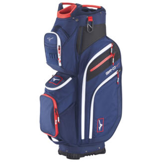 Mizuno BR-D4C Golf Cart Bag Heathered Navy/Red BRDC23