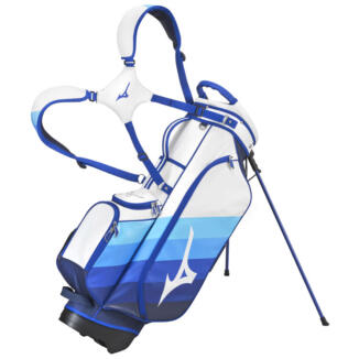 Mizuno Tour Light Weight Golf Stand Bag White/Staff Blue BTOURLWS25-01