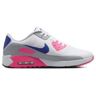 Nike Air Max 90G Golf Shoes White/Concord/Laser Pink HV9305-101