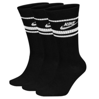 Nike Everyday Essential Crew Golf Socks (3 Pack) Black/White DX5089-010