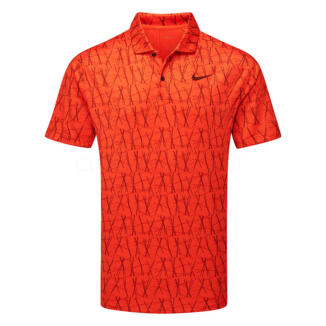 Nike Dry Victory+ Longleaf Golf Polo Shirt Picante Red/Burgundy Crush FQ1134-633