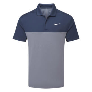 Nike Dry Victory+ Block Golf Polo Shirt Midnight Navy/Obsidian/White FQ1114-410