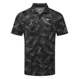 Nike Dry Tour Pine Print Golf Polo Shirt Dark Smoke Grey/White FQ0402-070