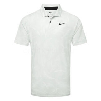 Nike Dry Tour Pine Print Golf Polo Shirt Summit White/Black FQ0402-121