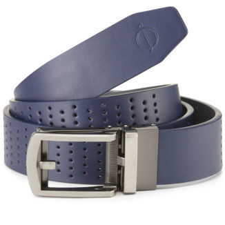 Oscar Jacobson Shelby Leather Golf Belt Navy OJBELT0067