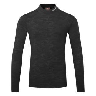 Oscar Jacobson Hampton Thermal Golf Base Layer Black OJTOP0159-B