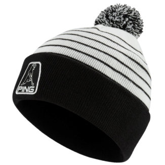 Ping Mr Ping Bobble Golf Beanie White/Black P03561-096