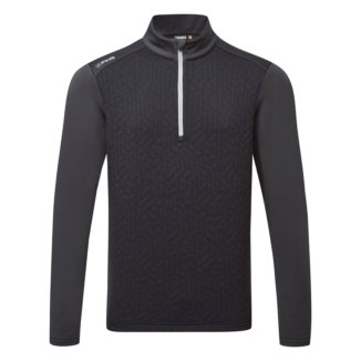 Ping Tobi 1/2 Zip Golf Sweater Black/Asphalt P03619-B3ES