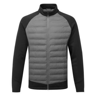 ProQuip ThermaTec 2 Quilted Golf Wind Jacket Black/Grey