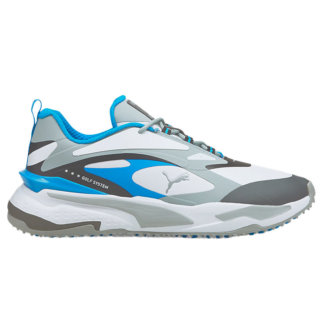 Puma GS Fast Golf Shoes White/Quarry/Ocean Drive 376357-01