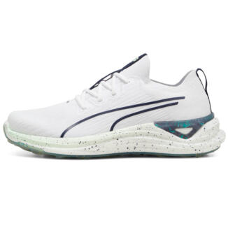 Puma x PTC Electrocat Nitro Golf Shoes Puma White/Deep Navy/Fresh Mint 310559-01