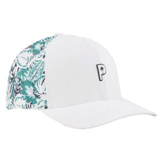 Puma x PTC Palm Glitch Tech Golf Cap White Glow/Sparkling Green 025899-01