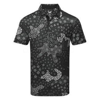 Puma Cloudspun Bloom Golf Polo Shirt Puma Black 628405-02