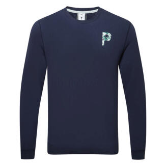 Puma x PTC Graphic Crew Golf Sweater Deep Navy 627494-02