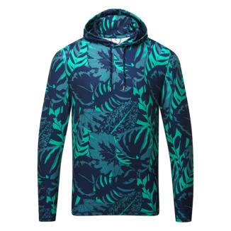 Puma x PTC Palm Glitch Golf Hoodie Deep Navy/Sparkling Green 627492-01