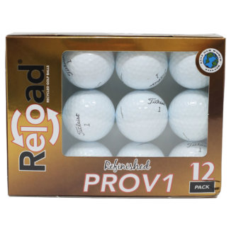 Reload Titleist Pro V1 Refurbished Golf Balls White