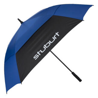 Stuburt 66 Inch Double Canopy Golf Umbrella Blue/Black