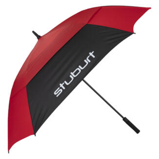 Stuburt 66 Inch Double Canopy Golf Umbrella Red/Black