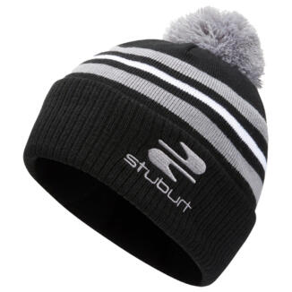 Stuburt Noble Bobble Golf Beanie Black/Ash SBHAT1312B