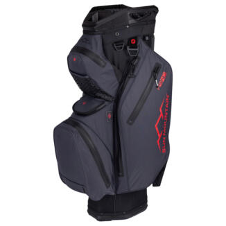 Sun Mountain H2NO Staff Golf Cart Bag Black/Steel/Red 25H2NOSTC-BSR