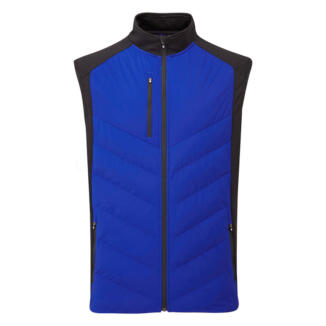 Sunderland Andorra Padded Thermal Golf Wind Vest Electric Blue/Black