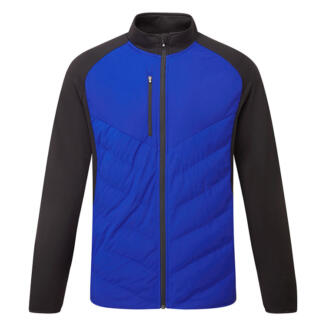 Sunderland Davos Padded Thermal Golf Wind Jacket Electric Blue/Black