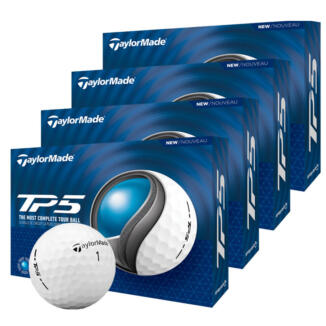 TaylorMade TP5 Personalised Golf Balls (4 For 3) White