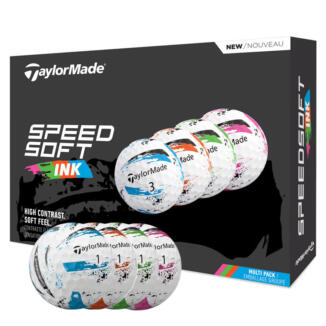 TaylorMade SpeedSoft Ink Golf Balls Multi