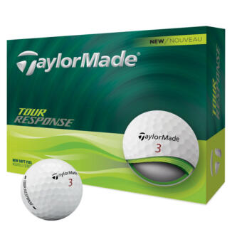 TaylorMade Tour Response Personalised Logo Golf Balls White