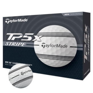 TaylorMade TP5x Stripe Golf Balls White