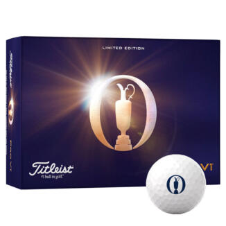 Titleist Pro V1 The Open Golf Balls White (6 Pack)