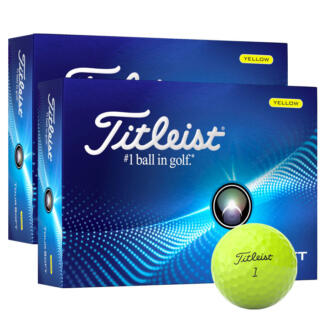 Titleist Tour Soft Golf Balls (Double Dozen) Yellow