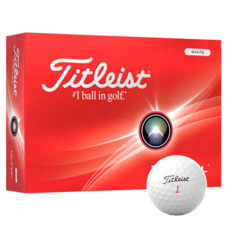 Titleist TruFeel Personalised Text Golf Balls White