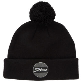 Titleist Boardwalk Pom Pom Golf Beanie Black TH23WBWPN2-0