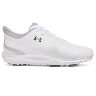 Under Armour Drive Fade Golf Shoes White/Metallic Silver 3027878-101