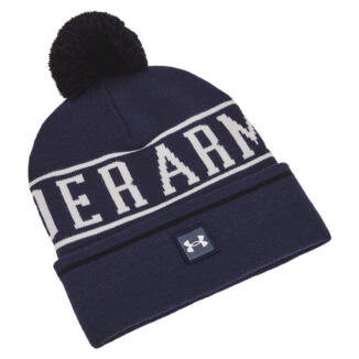 Under Armour Halftime Pom Golf Beanie Midnight Navy/Summit White 1386634-410