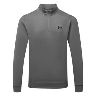 Under Armour Fleece 1/4 Zip Golf Sweater Castlerock/Black 1373358-025