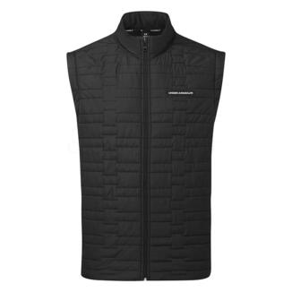 Under Armour Drive Pro Insulated Golf Wind Vest Black/Metallic Silver 1385830-001