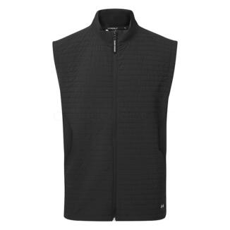 Under Armour Drive Pro Storm Insulated Golf Wind Vest Black/Metallic Silver 1387120-001