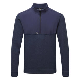 Under Armour Drive Storm HZ 1/2 Zip Golf Sweater Midnight Navy/Downpour Grey/White 1387121-015